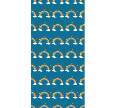 Store enrouleur original motif d'arcs-en-ciel colorés - TenStickers