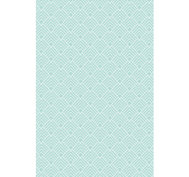 Store nordique Lignes en zigzag bleu clair - TenStickers