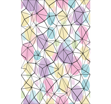 Store enrouleur original formes géométriques pastel - TenStickers