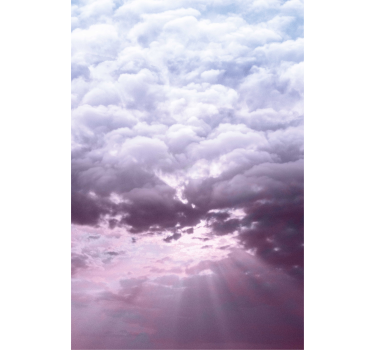 Store nuage Ciel réaliste avec la lumière du soleil - TenStickers