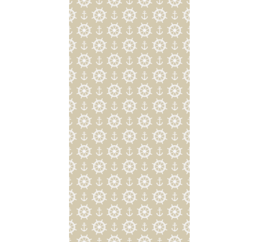 Store enrouleur original motif de roue nautique - TenStickers