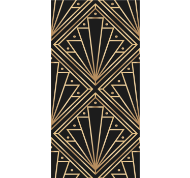 Store élégant Formes dorées "art déco" - TenStickers