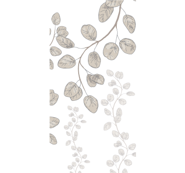 Stores avec fleurs Jeunes feuilles à la provençale - TenStickers