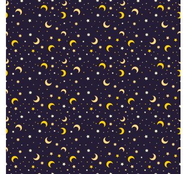 Store enrouleur enfants motif nuit étoilée - TenStickers