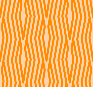 Store enrouleur chambre ado orange modèle abstrait - TenStickers