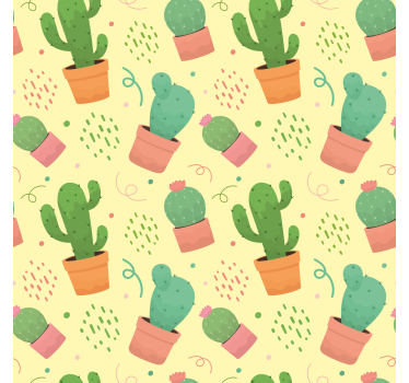 Store enfants motif de cactus - TenStickers