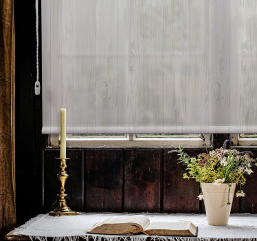 Stores rustiques bois blanc texture - TenStickers