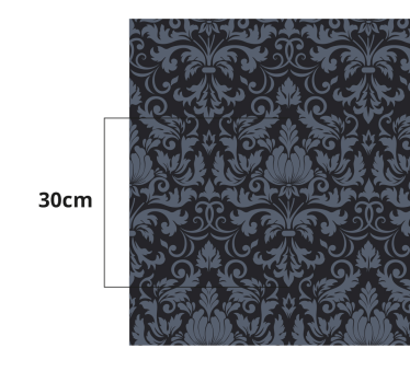 Store enrouleur classique ornements damassés sombres - TenStickers
