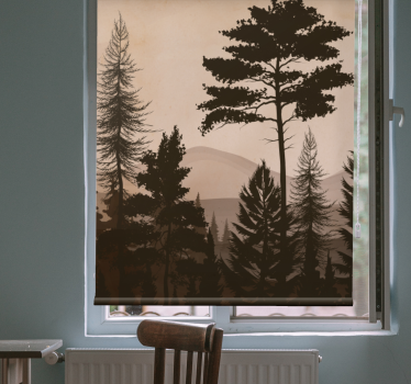Stores Forêt aux couleurs de style scandinave - TenStickers