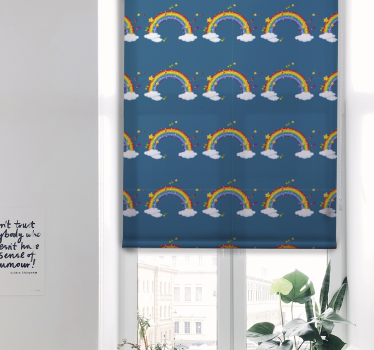 Store enrouleur original motif d'arcs-en-ciel colorés - TenStickers