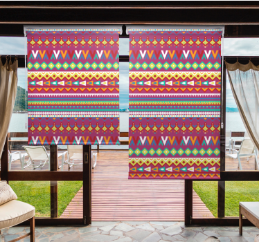 Store enrouleur original motif tribal - TenStickers