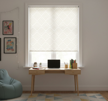 Store enrouleur chambre ado chevrons géométriques simples - TenStickers