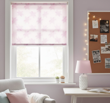 Store enrouleur chambre ado design floral féminin - TenStickers