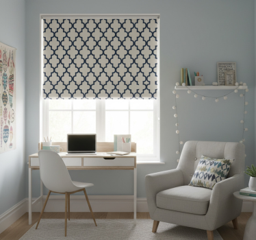 Store enrouleur chambre ado design géométrique moderne - TenStickers