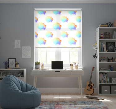Store enrouleur chambre ado fête des couleurs - TenStickers