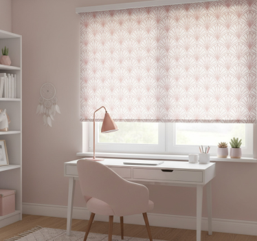 Store enrouleur chambre ado fond rose élégant - TenStickers