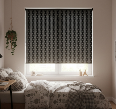 Store enrouleur chambre ado grille métal noir - TenStickers