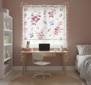 Store enrouleur chambre ado illustration botanique - TenStickers