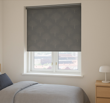 Store enrouleur chambre ado motif arborescent - TenStickers