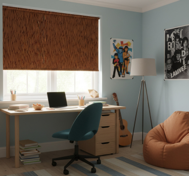 Store enrouleur chambre ado motif collage personnages poilus - TenStickers