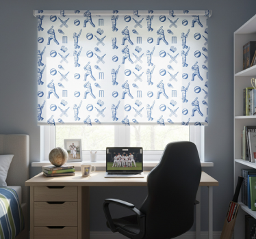 Store enrouleur chambre ado motif criquet - TenStickers