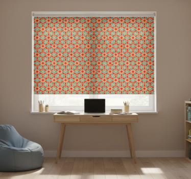 Store enrouleur chambre ado motif géométrique arabe - TenStickers