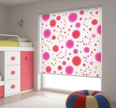 Store enrouleur chambre ado motif pop rose - TenStickers