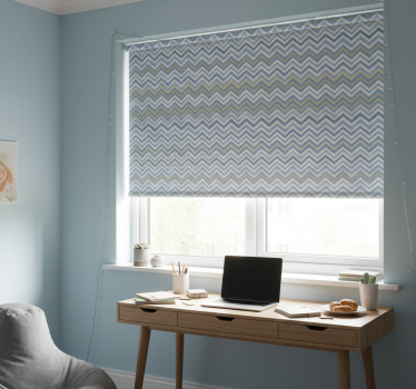 Store enrouleur chambre ado motif zigzag coloré - TenStickers