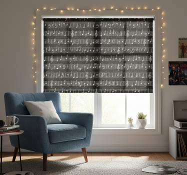Store enrouleur chambre ado musical - TenStickers
