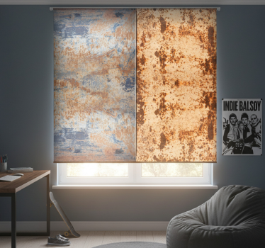 Store enrouleur chambre ado oxyde métallique - TenStickers