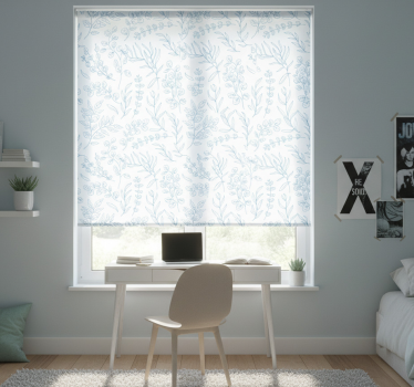 Store enrouleur chambre ado plantes fines - TenStickers