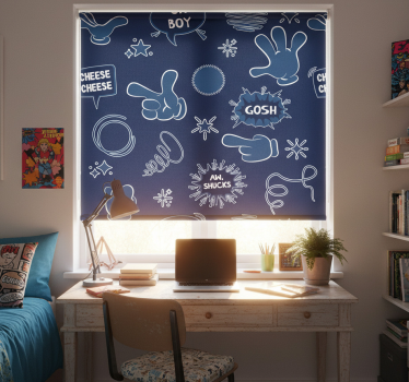 Store enrouleur chambre ado style bande dessinée - TenStickers