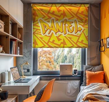 Store enrouleur chambre ado style urbain - TenStickers