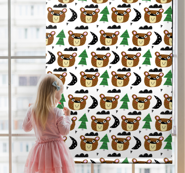 Store enrouleur chambre enfant modèles de bébé ours - TenStickers