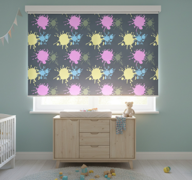 Store enrouleur chambre enfant mur multicolore - TenStickers