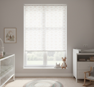 Store enrouleur chambre enfant style nordique saisons - TenStickers
