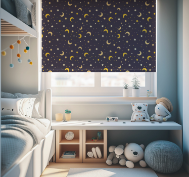 Store enrouleur enfants motif nuit étoilée - TenStickers