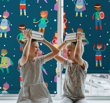 Store enrouleur enfants motifs super-héros - TenStickers