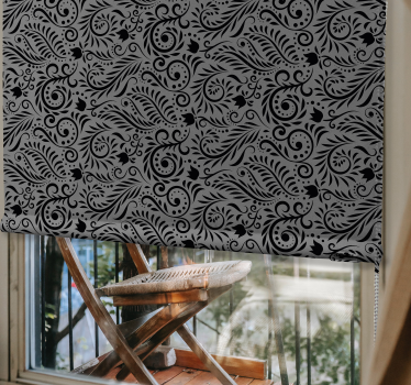 Store enrouleur moderne motifs de tourbillons ornés - TenStickers