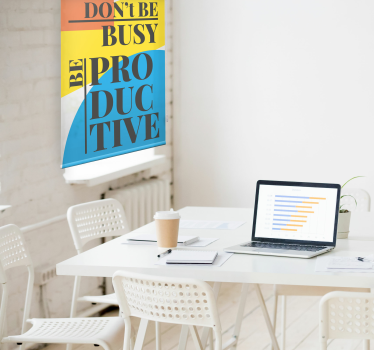 Store enrouleur pour bureau phrase motivante - TenStickers