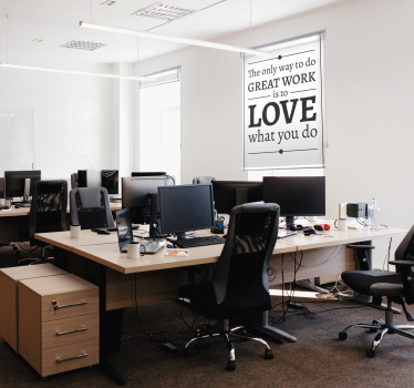 Store enrouleur pour bureau phrase réconfortante - TenStickers