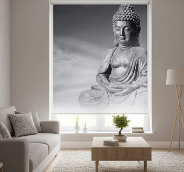 Store enrouleur salon bouddha zen - TenStickers