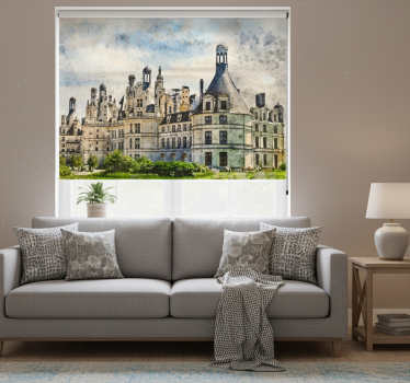 Store enrouleur salon château français - TenStickers