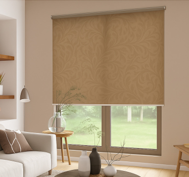 Store enrouleur salon design élégant beige foncé - TenStickers