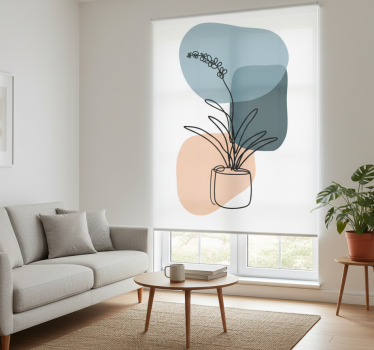 Store enrouleur salon design oréides minimalistes - TenStickers
