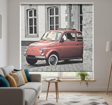 Store enrouleur salon fiat 500 vintage - TenStickers