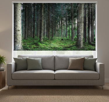 Store enrouleur salon forêt tropicale humide - TenStickers
