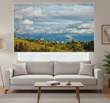 Store enrouleur salon paysage des tatras - TenStickers