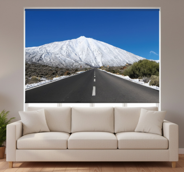 Store enrouleur salon route vers le teide - TenStickers