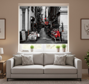 Store enrouleur salon rue de la métropole de naples - TenStickers